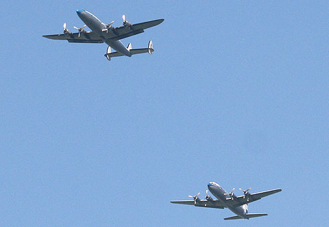 LOCKHEED SUPER CONSTELLATION &  DOUGLAS DC-6A