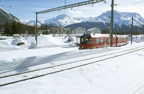 RHTISCHE BAHN  ALLEGRA ABe 8/12 3501