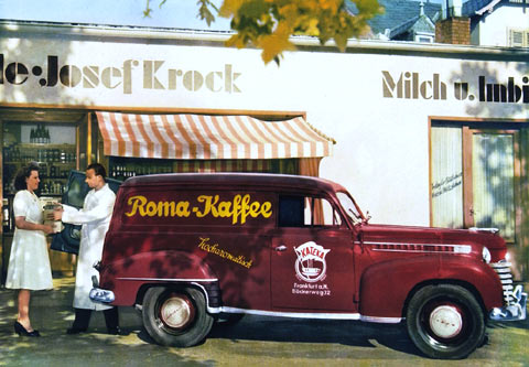 REFLEKTION.INFO - Bild des Tages: OPEL OLYMPIA Lieferwagen 1951