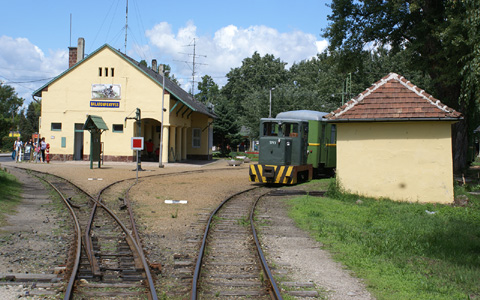 Wirtschaftsbahn in Balatonfenyves