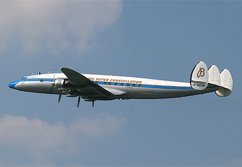 REFLEKTION.INFO - Bild des Tages : Lockheed Super Constellation  L-1049F HB-RSC