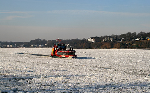 Winter im Hamburger Hafen