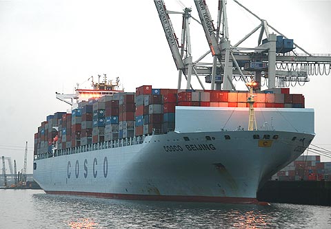 REFLEKTION.INFO - Bild des Tages:  Containerfrachter COSCO BEIJING