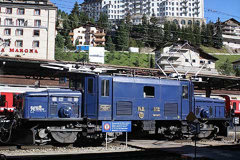 REFLEKTION.INFO - Bild des Tages :  RHTISCHE BAHN RhB Ge 6/6 412 KROKODIL