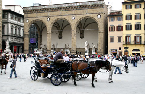 Kutschen in Florenz