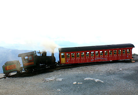 REFLEKTION.INFO - Bild des Tages: THE MOUNT WASHINGTON COG RAILWAY