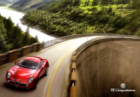 REFLEKTION.INFO - Bild des Tages:  ALFA ROMEO 8C COMPETIZIONE