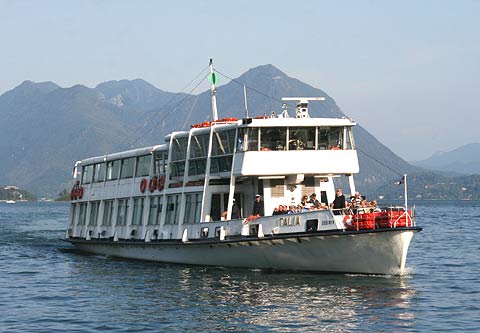 REFLEKTION.INFO - Bild des Tages:  MS ITALIA - LAGO MAGGIORE Seenschiffahrt