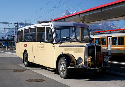 REFLEKTION.INFO - Bild des Tages : SAURER Bus L4C von 1951