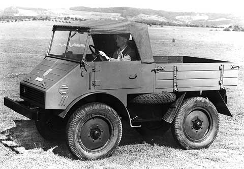 REFLEKTION.INFO - Bild des Tages :  UNIMOG 25 PS, 1951