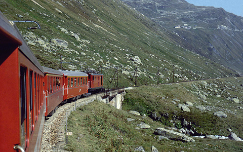 FURKA-OBERALP BAHN  -Bergstrecke-