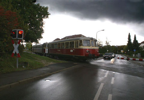 REFLEKTION.INFO - Bild des Tages: HOHENZOLLERISCHE LANDESBAHN  HzL VT 5 und VT 6