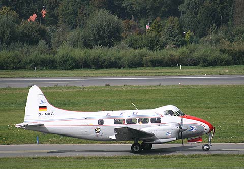 REFLEKTION.INFO - Bild des Tages: DeHavilland DH 104 DOVE  D-INKA