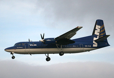 REFLEKTION.INFO - Bild des Tages : VLM Fokker 50  OO-VLS