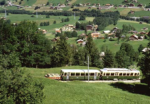 REFLEKTION.INFO - Bild des Tages: WENGERNALPBAHN  1979