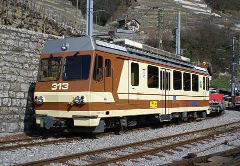 REFLEKTION.INFO - Bild des Tages:  Zahnradtriebwagen BDeh 4/4 313 LA BERNEUSE