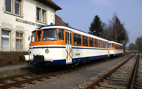 MAN-Triebwagen auf der Krebsbachtalbahn