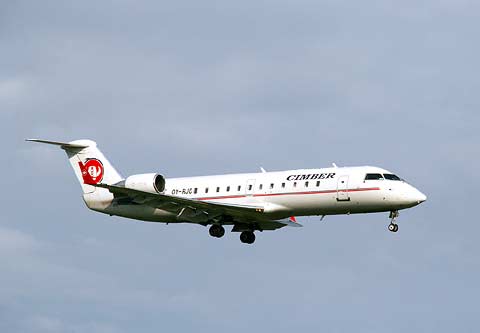 REFLEKTION.INFO - Bild des Tages: CIMBER AIR  CRJ 200LR  OY-RJC