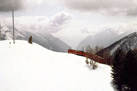 REFLEKTION.INFO - Bild des Tages : Alp Grm - Bernina Bahn