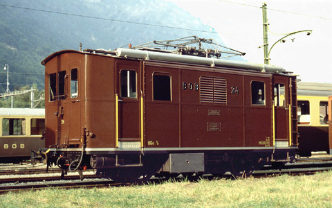 BERNER OBERLANDBAHNEN HGe 3/3 24