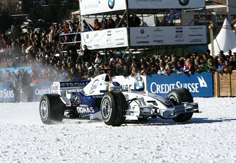 REFLEKTION.INFO - Bild des Tages: BMW SAUBER F1 in ST. MORITZ