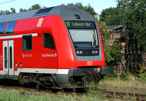 REFLEKTION.INFO - Bild des Tages :  REGIONALBAHN SCHLESWIG HOLSTEIN - Doppelstocksteuerwagen