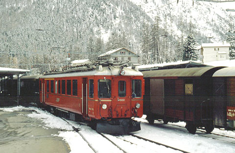 REFLEKTION.INFO - Bild des Tages:   RHTISCHE BAHN ABe 4/4 502